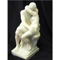 Rodins kiss marble skulpture. #1240924