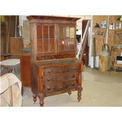 TRADITIONAL MAHOGANY SECRETARY   C 1840 #1240929