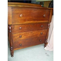 Antique Ohio Cherry Chest of Drawers Handmade #1240941