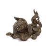 Image 1 : 18C Chinese Bronze Dancing Fu Dog Lion #1264653