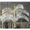 Image 1 : Gilt Bronze Palm Tree Crystal Chandelier #1291221