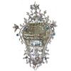 Image 1 : Wrought Iron Floral Mirror & Wall Console #1291314