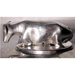 British Silver Sheffield Adornment (Cow) 1843 #1291535