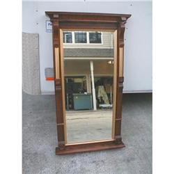 Walnut  Eastlake Victorian Mirror #1298515