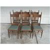 Image 1 : Set of 6 Oak Dining Chairs #1298517