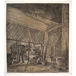 Potter   A Cow Calving from portfolio #1298531