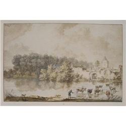 Berchem Museum Quality Lithograph   The Ford #1298534