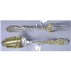 Image 1 : Antique PAIR Whiting Serving Fork & Spoon #1298696