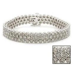 10 CARAT DIAMOND BUBBLE TENNIS BRACELET HUGE #1298726