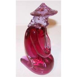 Seguso glass figure, Murano Italy-modern #1298910