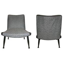 Pair of Mid Century Slipper Chairs-modern #1298918