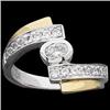 Image 1 : 14k Gold RIGHT HAND RING w DIAMONDS #1298980