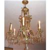 Image 1 : Crystal and Tole Chandelier #1299059