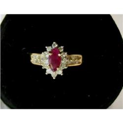 Marquise Ruby Ring #1299329