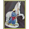 Image 1 : MEISSEN FIGURINE BLACKAMOOR W HORSE 19C #1299484
