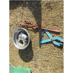 BOOMER, PALLET CLAMP, CHROME COVER