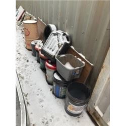 OIL DRAIN PANS, PAILS, ETC