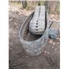 Image 1 : PALLET C/W 2 BOBCAT RUBBER TRACKS