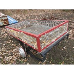 SMALL UTILITY TRAILER (NO WHEELS)