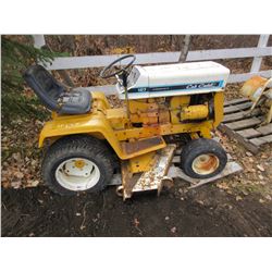1967 CUB CADET HYDROSTATIC RIDING MOWER WITH MOWING DECK C/W ROTOTILLER