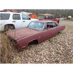 1971 PLYMOUTH VALIANT 2 DOOR HARDTOP SHELL
