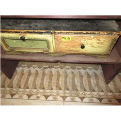 2 DRAWER WOOD STORAGE UNIT