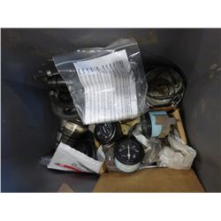 BIN C/W MIRRORS, HOUR METERS, ETC