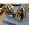 Image 1 : 2 CHROME HEADLIGHT CASES