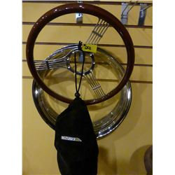 STEERING WHEEL & CHROME TRIM