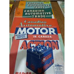 4 CANADIAN AUTO TRACE & ASSORTED MAGAZINES