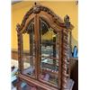 Image 2 : VICTORIAN STYLE CHINA CABINET WITH GLASS SHELVES