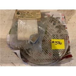 2 GLASS LIGHT COVERS