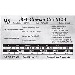 5GF Cowboy Cut 9108