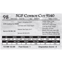 5GF Cowboy Cut 9140