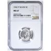 Image 1 : 1942-P SILVER JEFFERSON NICKEL NGC MS-67