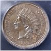 Image 2 : 1860 POINTED BUST INDIAN CENT ICG MS-61