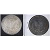 Image 2 : 1878-S BU & 1891 XF TONED MORGAN DOLLARS