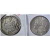 Image 1 : 1889 CH BU & 1890-O XF MORGAN DOLLARS