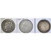 Image 1 : LOT OF 3 1901-O MORGAN DOLLARS  VG, F,XF