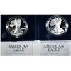 Image 1 : 1996 & 1998 PROOF AMERICAN SILVER EAGLES