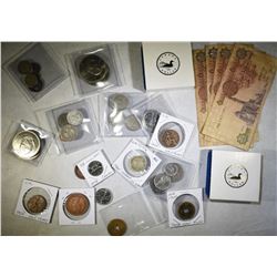 FOREIGN COIN & CURRENCY LOT