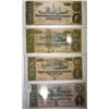 Image 1 : LOT OF 4 CONFEDERATE STATES OF AMERICA NOTES