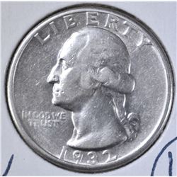 1932-D WASHINGTON QUARTER  XF/AU