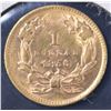 Image 2 : 1856 $1 GOLD, CH BU- SLANTED "5"