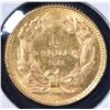 Image 2 : 1861 $1 GOLD, CH BU