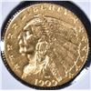 Image 1 : 1909 $2.5 GOLD, NICE BU