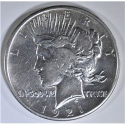 1921 PEACE DOLLAR  CH AU