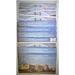 LOT OF 12 CANADIAN MINT SETS: