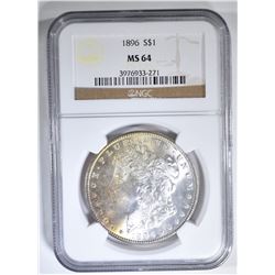 1896 MORGAN DOLLAR  NGC MS-64