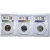 Image 2 : 1965, 66, & 67 SMS QUARTERS, PCGS SP-67